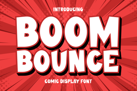Boom Bounce Font